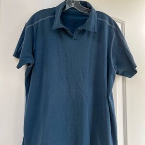 Patagonia Cotton Polo Blue L
